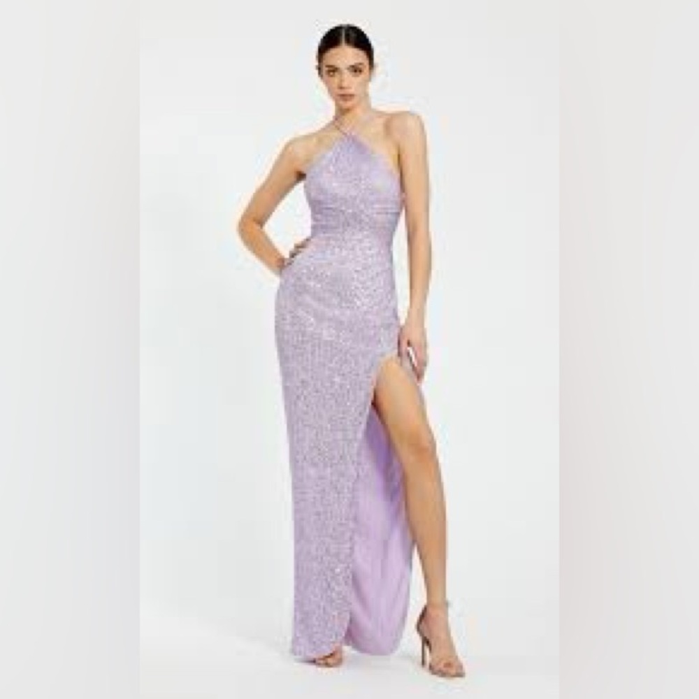 ✔️#69B BNWT MAC DUGGAL GOWN IN LILAC #27128